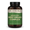 Dr. Mercola Grass Fed Beef Organ Complex, 30 Servings (180 Capsules), Dietary Supplement, Supports Immune & Circulatory Functions, Non-GMO