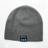 bluetooth winter hat with headphone women- grey