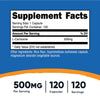 Nutricost L-Carnosine 500mg, 120 Capsules - Gluten Free & Non-GMO