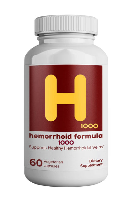 VitasupportMD - H Formula - Support Your Healthy Hemorrhoidal Veins - 60 Capsules - MPFF Formulation with 1000mg MPFF Complex Blend (Horse Chestnut Seed Extract, Diosmin, Hesperidin) for Men and Women