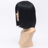 paixpays fancy attack on titan -mikasa ackerman short black straight cosplay wig