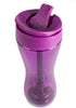 Trimr Duo Classic Protein Shaker Bottle, 24 oz. (Plum)