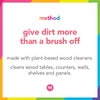 Method Daily Hardwood Cleaner, Almond, Plant-Based Formula That Cleans Shelves, Tables and Other Wooden Surfaces While Removing Dust & Grime, 28 Fl Oz, (Pack of 4)