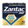 Zantac 360 Maximum Strength Tablets, 90 Count, Heartburn Prevention and Relief, 20 mg Tablets