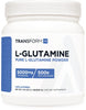 TransformHQ L-Glutamine Powder, 500G, 100 Servings - Gluten Free, Non-GMO