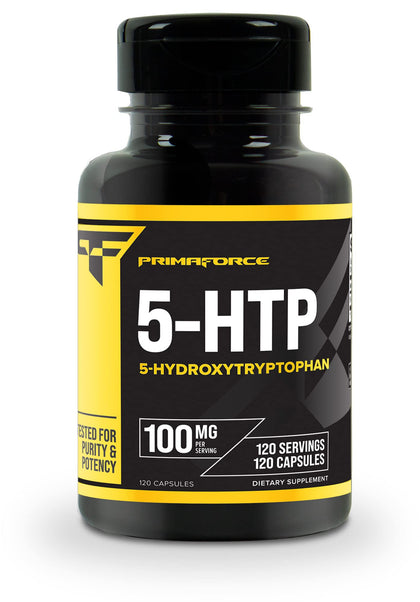 Primaforce 5-HTP 100mg Supplement, 120 Capsules, 100mg Per Serving, 5-Hydroxytryptophan