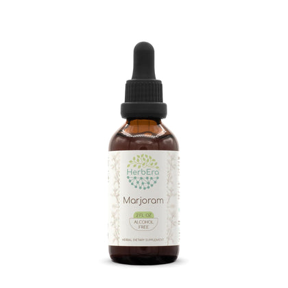 Marjoram B60 Alcohol-Free Herbal Extract Tincture, Super-Concentrated Marjoram (Origanum majorana) Dried Leaf (2 fl oz)