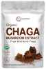 Micro Ingredients Organic Chaga Mushroom Extract 100:1 Powder, 10 Ounce | Wild Harvest Mushroom, Chaga Tea, Superfood for Beverage and Smoothie, Vegan Friendly