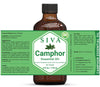 SIVA ORGANICS Siva Camphor Essential Oil 4 Fl Oz - 100% Pure, Natural, Undiluted, Premium Therapeutic Grade, Great for Skincare, Smooth Hair, Diffuser, Aromatherapy, Soap & Candle