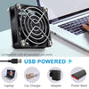 GDSTIME 2-Pack 60mm x 15mm USB Fan 5V Brushless DC Cooling Fans for PC Computer Case Cooler Raspberry Pi Radiator Ventilation