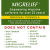 MigreLief Original Formula Triple Therapy with Puracol, 60 Count (Pack of 3)