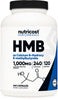 Nutricost HMB (Beta-Hydroxy Beta-Methylbutyrate) 1000mg (240 Capsules) - 500mg Per Capsule, 120 Servings - Gluten Free and Non-GMO (Expiry 12/01/2026)