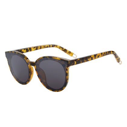 MERRY'S Round Sunglasses for Women Vintage Eyewear S8094 (Leopard, 63)