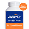 Zeasorb Excess Moisture Control Super Absorbent Foot & Body Powder, Dermatologist Recommended, Friction-Fighting Formula with Patented Odor Control Technology, 2.5 oz bottle