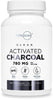 Type Zero Activated Charcoal Capsules (180 Count) - 60 Servings, 780mg Per Serving, from Coconut Shell, Non-GMO, Gluten-Free