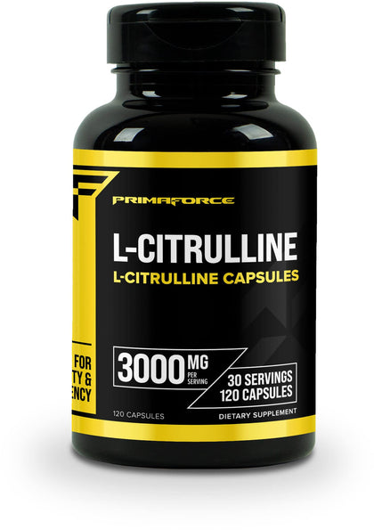 Primaforce L-Citrulline 3000mg, 120 Capsules, 30 Servings