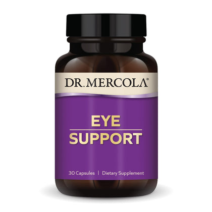 Dr. Mercola Eye Support, 30 Servings (30 Capsules), Dietary Supplement, Supports Eye and Vision Health, Non-GMO