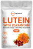 Micro Ingredients Lutein & Zeaxanthin 40mg Softgels, 240 Count, with Astaxanthin, Omega-3s, & Phospholipids | Eye + Vision Health Vitamins | Third Party Tested, Non-GMO, Gluten Free