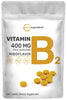 Micro Ingredients Riboflavin Vitamin B2, 400mg Per Serving, 240 Mini Tablets | Essential Vitamin B Supplement | B Vitamins for Energy Production | Easy to Swallow, Non-GMO