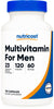 Nutricost Multivitamin for Men 120 Capsules - Vitamins and Minerals for The Healthy Man