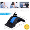 Back Stretcher / Cracker, Spine Board, Multi-Level Back Massager Lumbar, Pain Relief Device for Herniated Disc, Sciatica, Scoliosis, Lower and Upper Back Stretcher Support