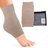 CRS Cross Ankle Malleolar Gel Sleeves - Padded Skate Sock with Ankle Bone Pads for Figure Skating, Hockey, Inline, Roller, Ski, Hiking or Riding Boots. Ankle protector cushion. (X-Large)