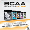 Muscle Feast Vegan BCAA Powder 4:1:1 Ratio Keto Friendly Sugar Free Post Workout Recovery, Unflavored, 300g