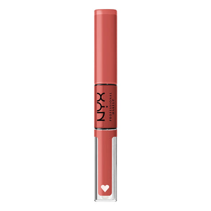 NYX PROFESSIONAL MAKEUP Shine Loud, Long-Lasting Liquid Lipstick with Clear Lip Gloss - Magic Maker (Dusty Nude Mauve)