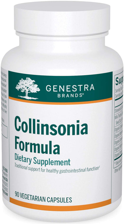 Genestra Brands Collinsonia Formula | Herbal Formula to Promote Intestinal Function | 90 Capsules