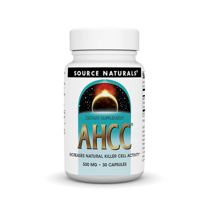 Source Naturals AHCC 500 mg Increases Natural Killer Cell Activity* 500mg - 30 Capsules