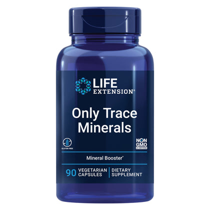 Life Extension Only Trace Minerals - A Daily Dose of Zinc, Chromium, Boron, Vanadyl sulfate & More - For Healthy Immune Function & Well-Being -Non-GMO, Gluten-Free - 90 Vegetarian Capsules