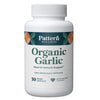 Pattern Wellness Odorless Organic Garlic - 1000mg - Healthy Immune, Circulatory & Cardiovascular Support - Happy & Healthy Heart - Non-GMO & Gluten Free - 30 Vegan Capsules