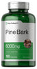 Horbäach Pine Bark Extract | 6000 mg | 180 Capsules | Standardized to Contain 380 mg Proanthocyanidins | Non-GMO, Gluten Free Supplement | High Potency