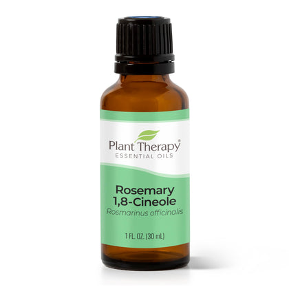 Plant Therapy Rosemary Essential Oil for Hair Growth, 100% Pure, Undiluted, Natural Aromatherapy for Diffuser & Rosemary Oil for Hair & Scalp, Therapeutic Grade 30 mL (1 oz)