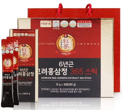 JUNGWONSAM 6 Years Korean Red Ginseng 365 Stick