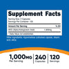 Nutricost AKG Alpha Ketoglutaric Acid Supplement 1,000 mg, 240 Capsules, 120 Servings Per Bottle - Powerful Precursor to Glutamine & Arginine, Energy Support Supplement