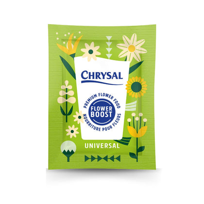 Chrysal Flower Boost - Clear Flower Food Packets for Flower Arrangements & Bouquets - Floral Supplies for Fresh Flowers - Fresh Flower Arrangements Supplies (5g - 200 Ct)