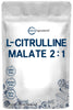 Pure L Citrulline Malate 2:1 Powder, 500 Grams, Filler Free, Vegan Citrulline Supplement and Citrulline Nitrate, Supports Muscle Performance, Endurance and Strength, Unflavored, Dissolve Easily