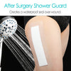 Waterproof Wound Adhesive Bandage Shower Cover Island Dressing Bordered Gauze with Non-Stick Pad for Knee Hip Replacement Arm Leg Incision Post Back Abdomen Sacrum Disc Spinal Surgery 4