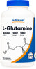 Nutricost L-Glutamine 800mg, 180 Capsules - Gluten Free, Non-GMO