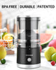 DUSENHO,Electric Juicer Rechargeable - Citrus Juicer Machines with USB and Cleaning Brush Portable Juicer for Orange, Lemon, Grapefruit