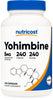 Nutricost Yohimbine HCl 5mg, 240 Capsules Extra Strength - Gluten Free, Non-GMO