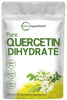 Pure Quercetin Dihydrate Powder, Quercetin 500mg Per Serving, 100 Grams, Most Bioavailable Grade and Filler Free, Powerful Antioxidant Supports Energy, Immune System , No GMOs and Vegan