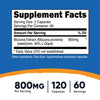 Nutricost Mucuna Pruriens 400mg, 120 Capsules - 800mg Per Serving, Veggie Caps, From Mucuna Pruriens Seed