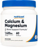 Nutricost Calcium Magnesium Powder 60 Servings - Bone Support, Non-GMO, Gluten Free (from Calcium Citrate and Magnesium Citrate) (Unflavored)