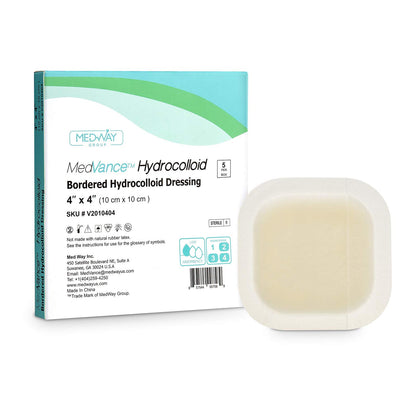 MedVance TM Hydrocolloid - Bordered Hydrocolloid Adhesive Dressing, 4