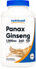 Nutricost Panax Ginseng 1000mg, 240 Capsules - Non GMO, Gluten Free, 120 Servings