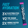 DripDrop Hydration - Berry - Electrolyte Drink Mix Single Serve Hydration Powder Packets | Non-GMO, Gluten Free, Vegan | 32 Sticks