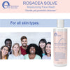 e70 Rosacea Solve Moisturizing Face Wash - Gentle Rosacea Cleanser for Dry & Itchy Skin - Sensitive Skin Care With Beneficial Ingredients, Cucumber, Wheat, Fruit Extracts & Vitamin B5