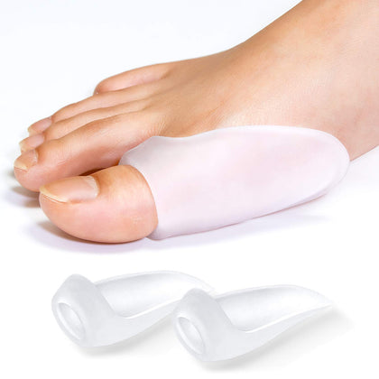 Promifun Gel Bunion Protector Shield, 10 Pack of Bunion Pads and Cushions, Bunion Guard for Big Toe, Relieve Foot Pain from Friction, Rubbing and Pressure (FSA or HSA Eligible)